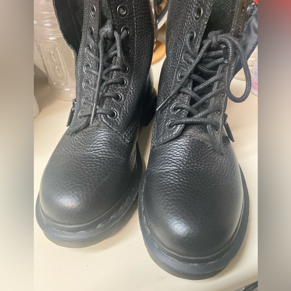 Dr. Martens Black soft leather boots